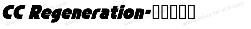 CC Regeneration字体转换